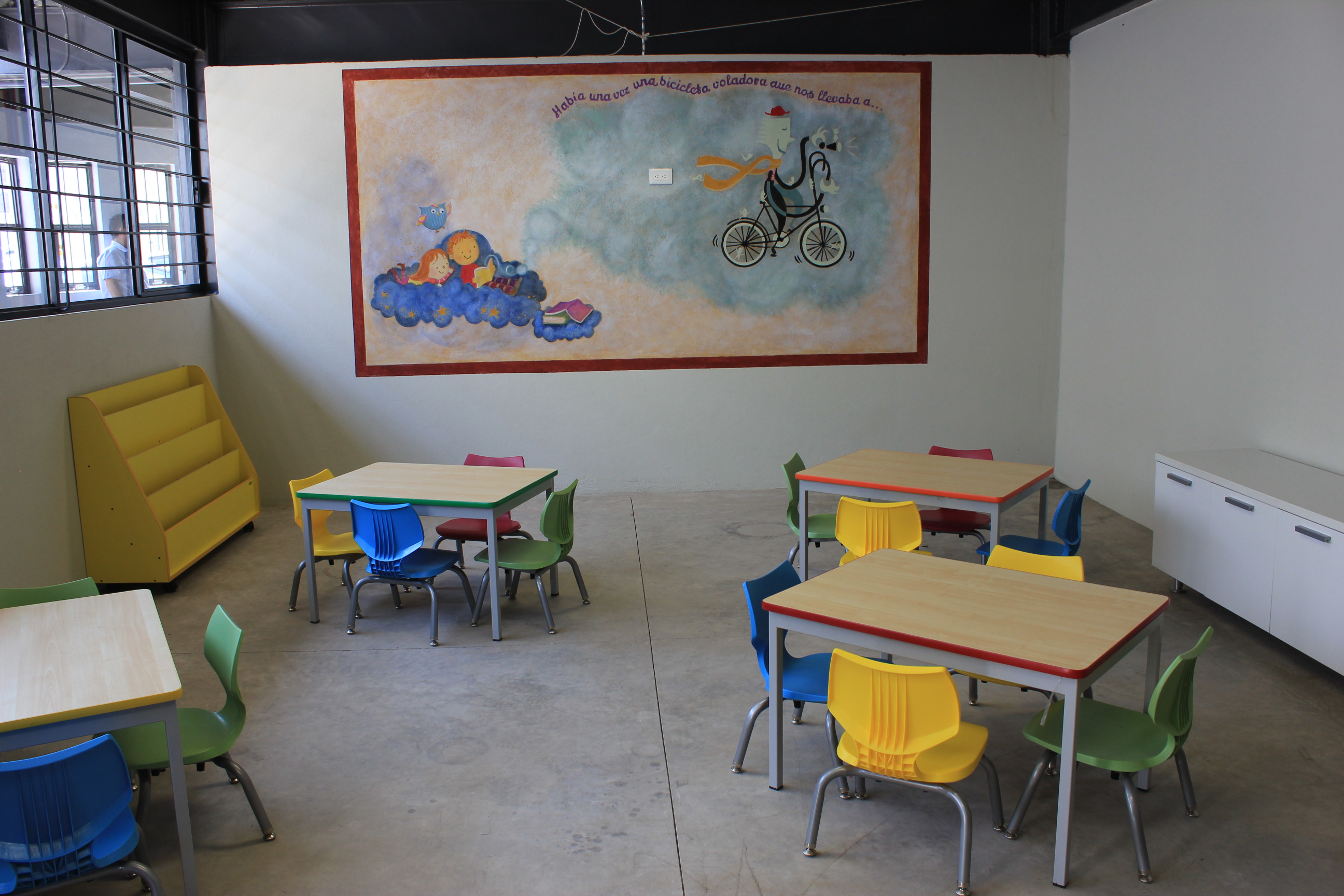 Salón de clases del Centro de Educación Integral Brali